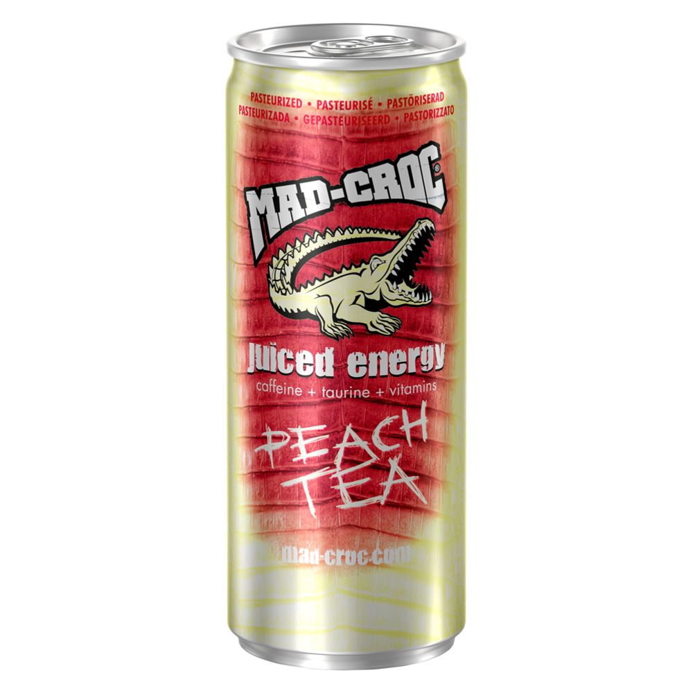 Mad-Croc juiced peach tea energiajuoma 0,25l