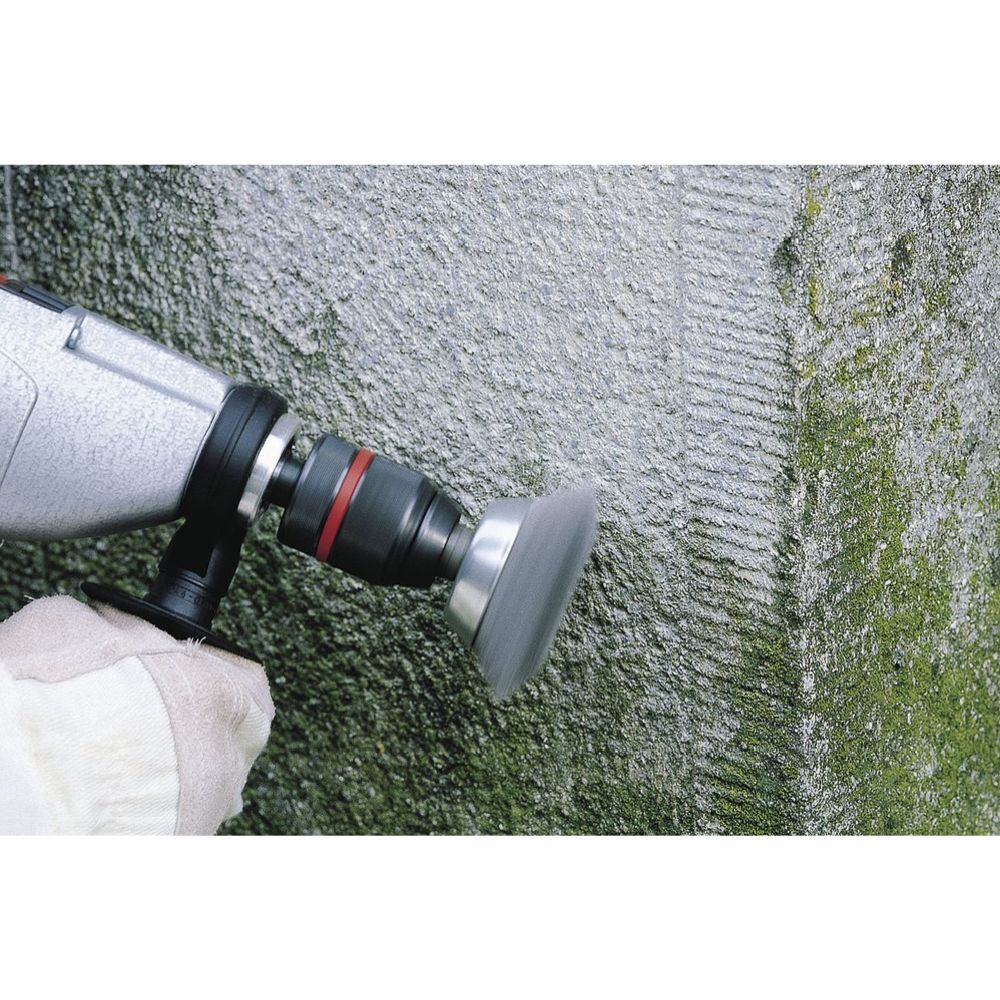 Wolfcraft® Flätad koppstålborste 75 mm
