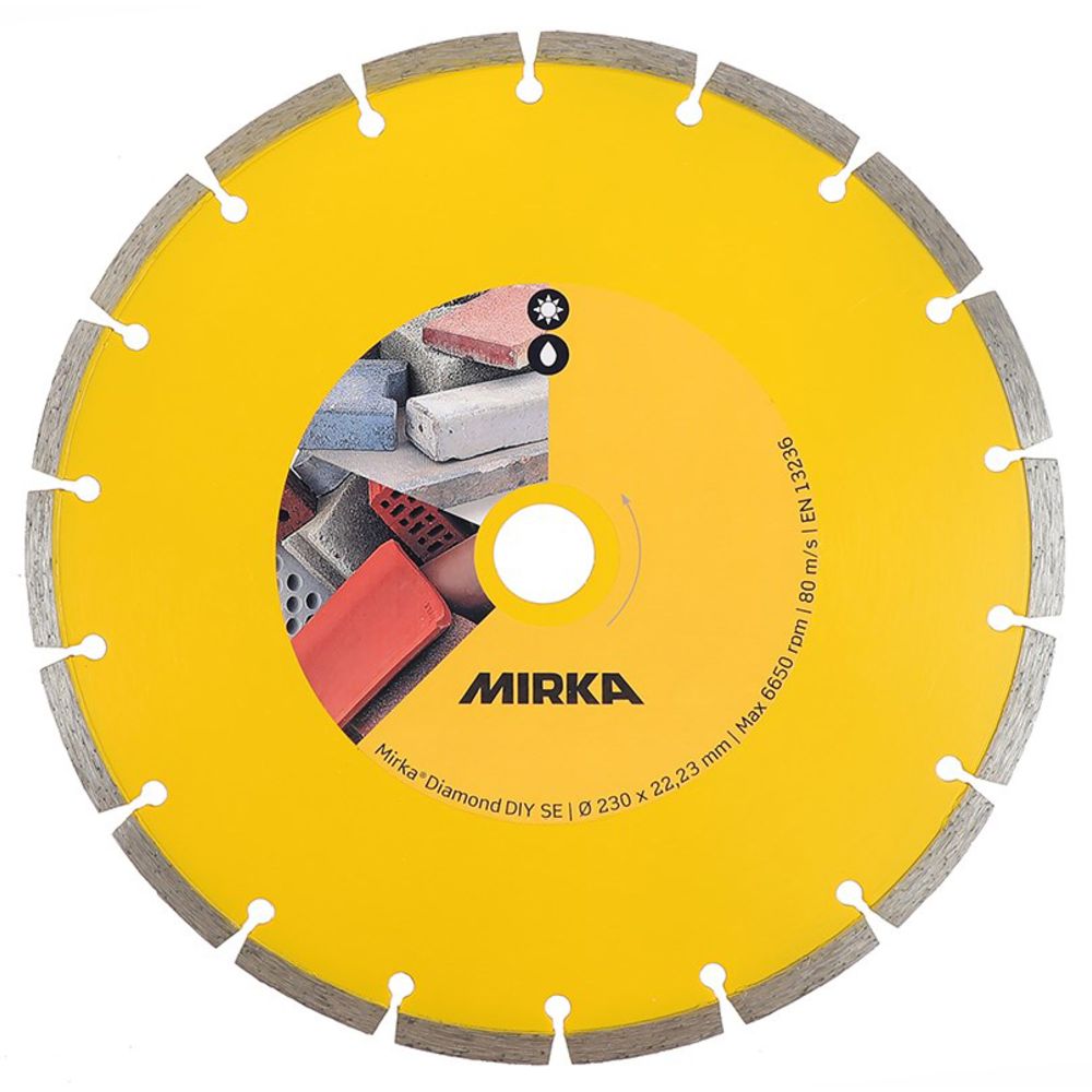 Mirka Diamond DIY segmenterad diamantkapskiva 230 mm