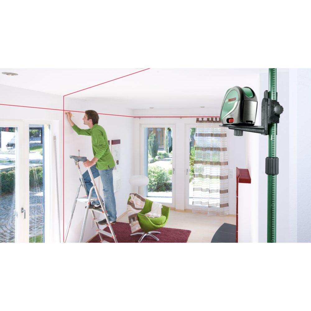 Bosch UniversalLevel 2 krysslaser med stativ