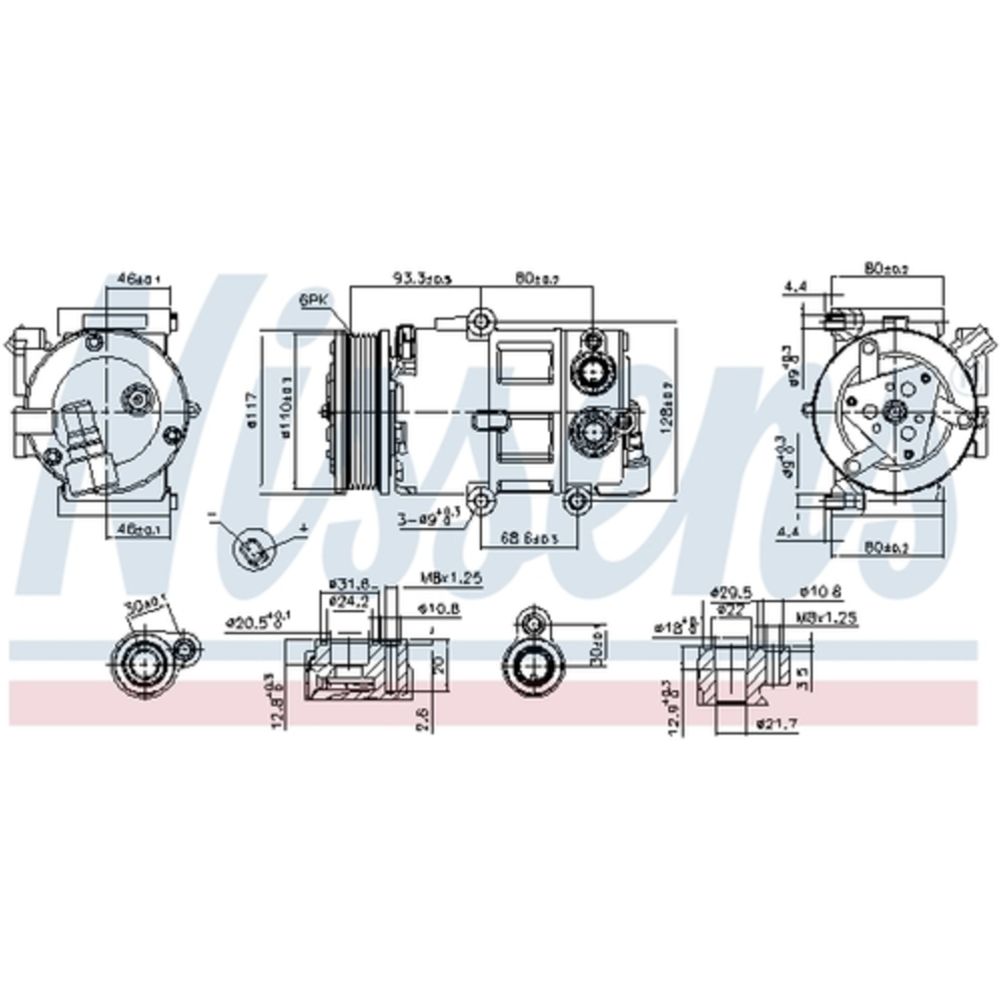 Ilmastointilaitteen kompressori 30-00353