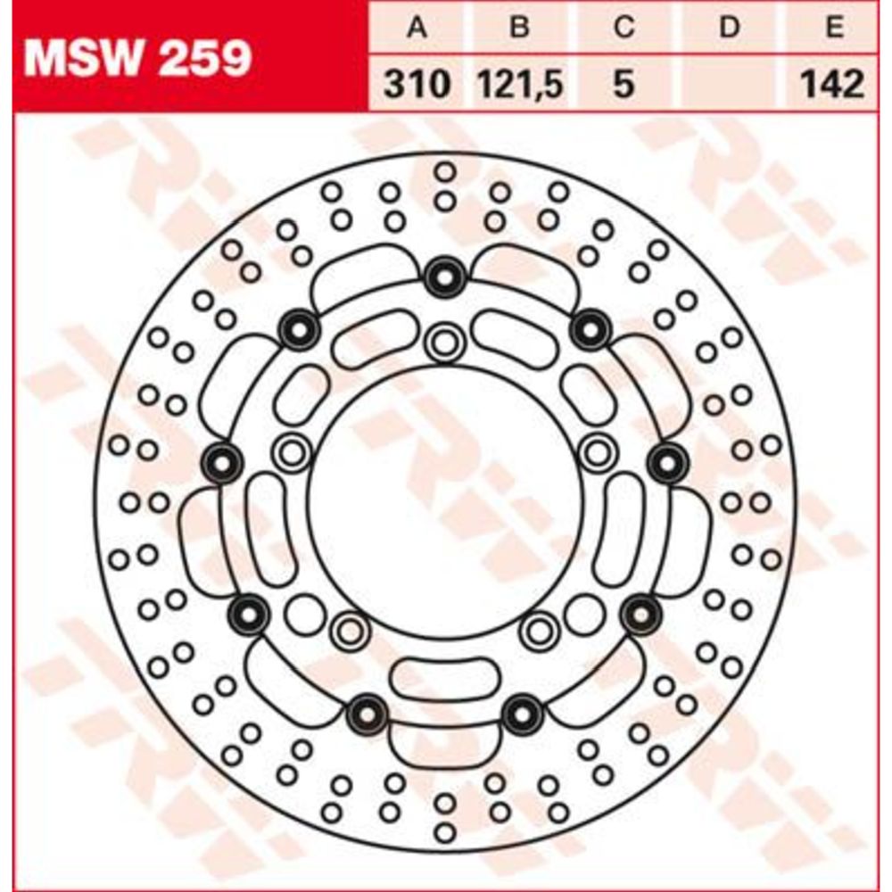 Bromsskiva 98-22589