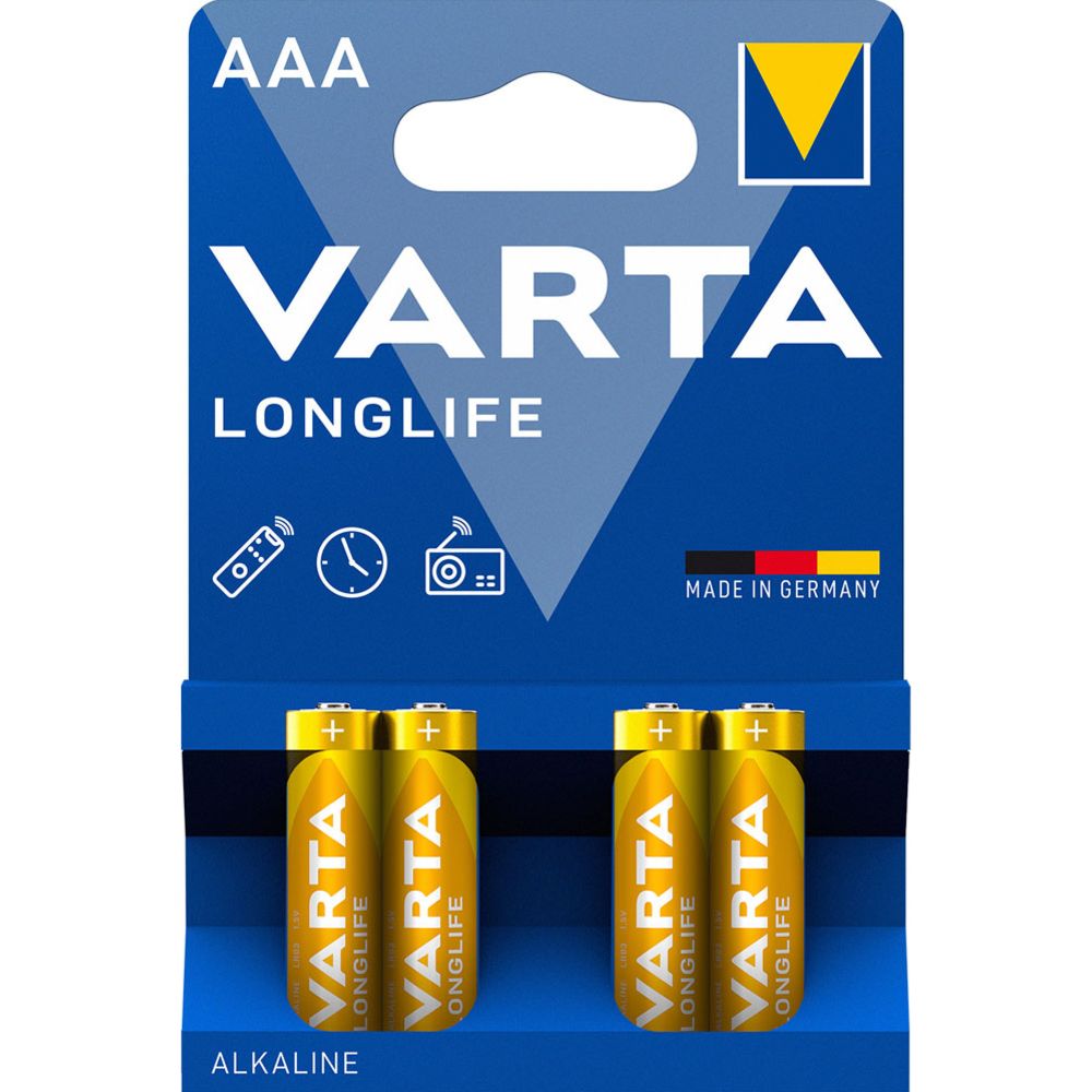 VARTA Longlife AAA paristo 4 kpl
