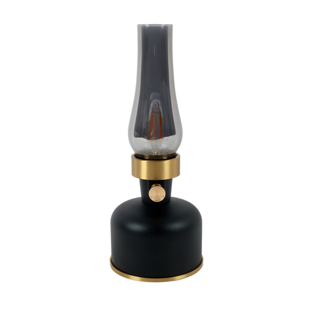 NordLight LED-öljylamppu ladattava 2.5W musta