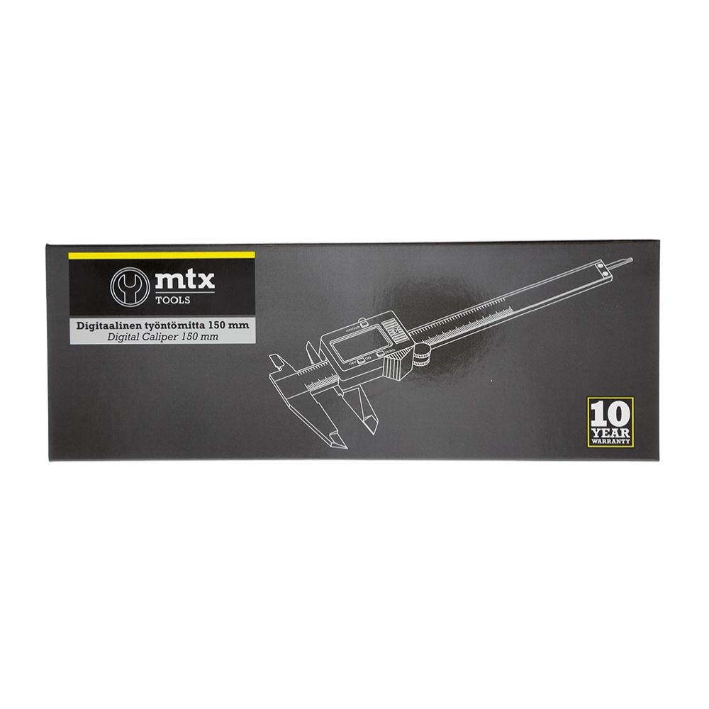 MTX Tools digitalt skjutmått i rostfritt stål 0–150 mm
