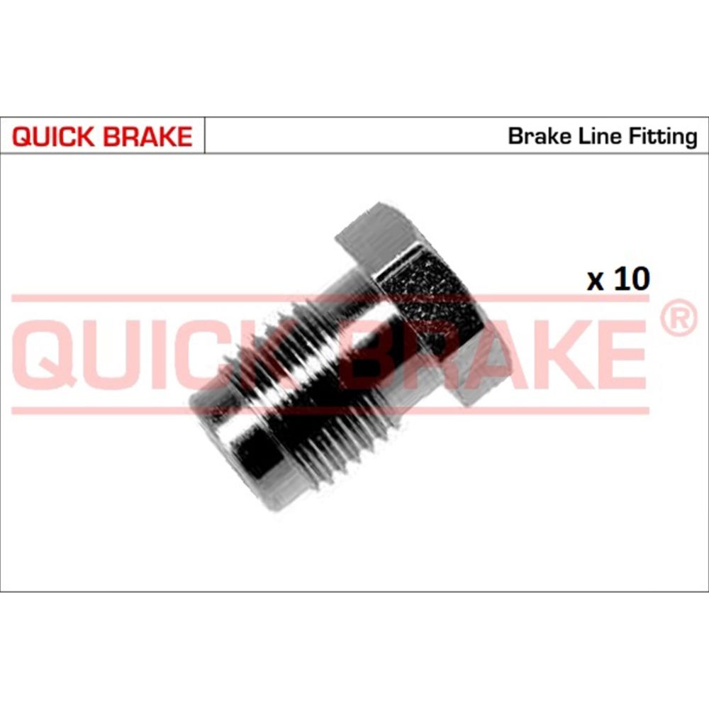 Bromsrörsnippel M10x1x5 10 st A