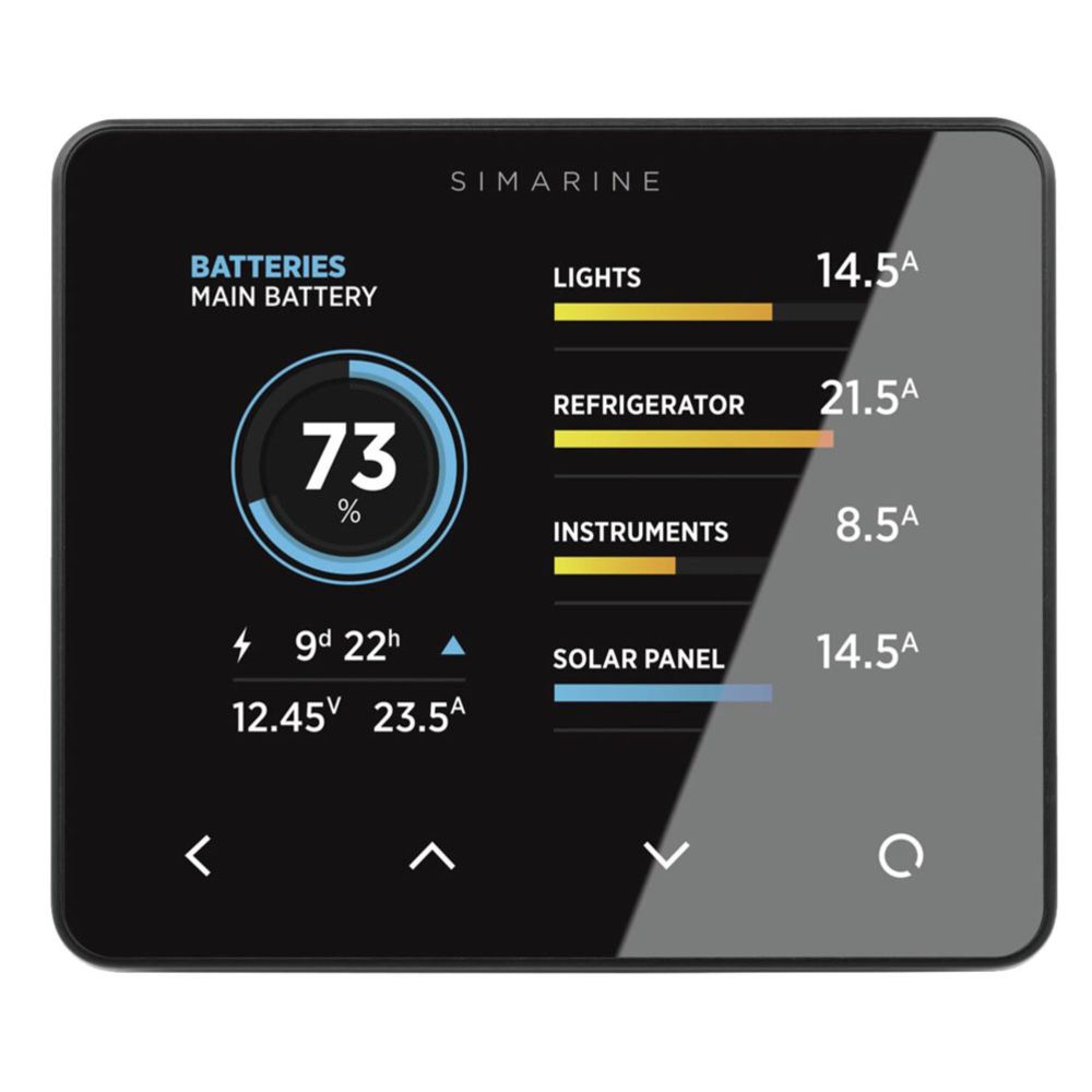 Simarine Pico smart batterivakt svart
