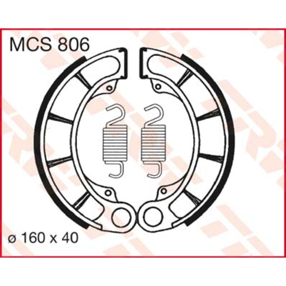 Bromsbackar, sats 98-22103