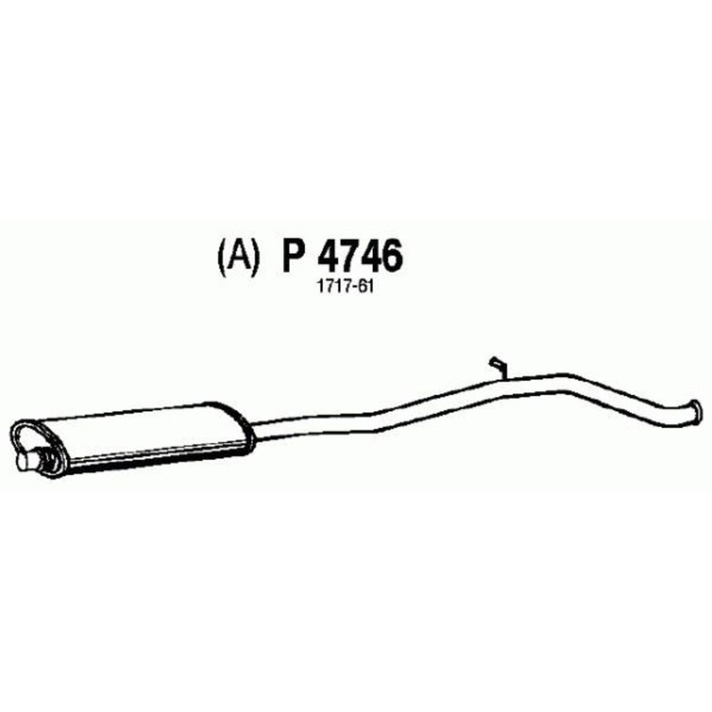 Mittljuddämpare 14-4746