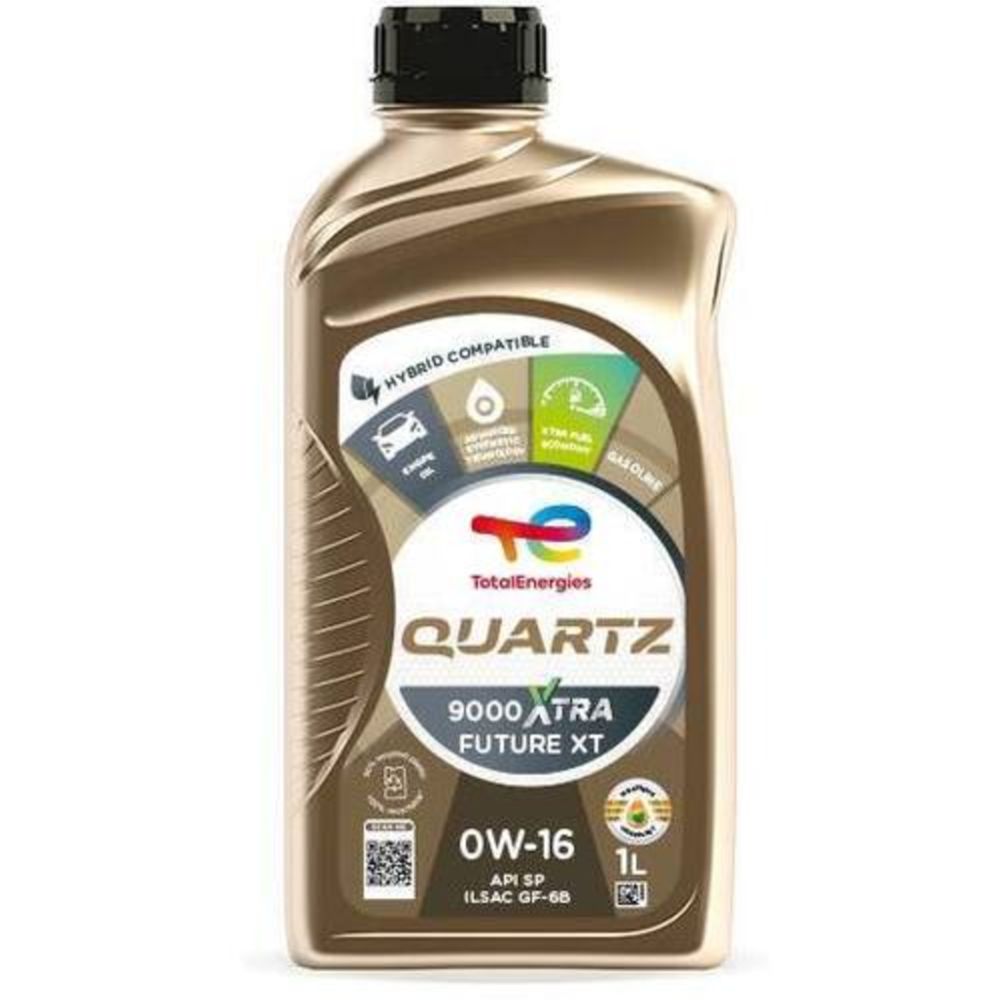 Total Quartz 9000 Xtra Future XT 0W-16 motorolja 1 l