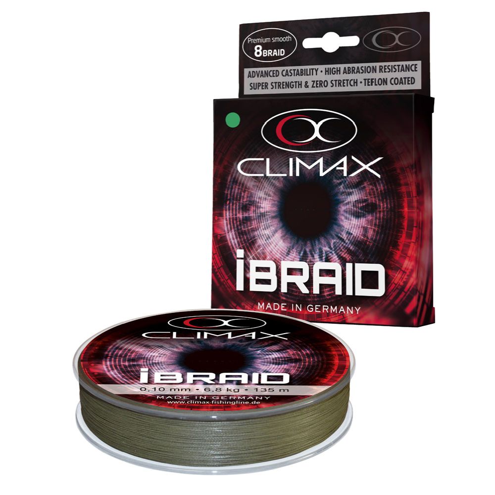 Climax iBraid flätlina 135 m olive green