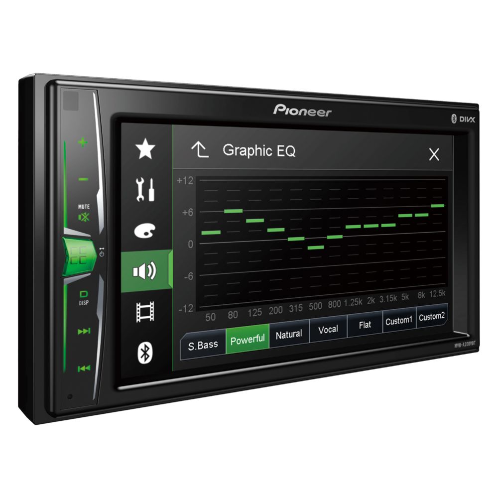 Pioneer MVH-A200VBT 2-din autoraadio