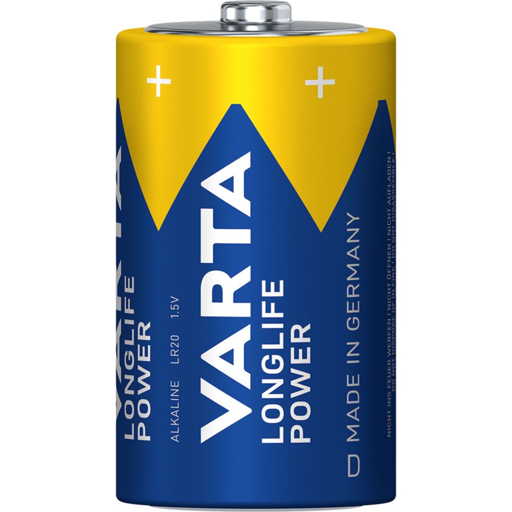 VARTA Longlife Power D patarei, 2 tk