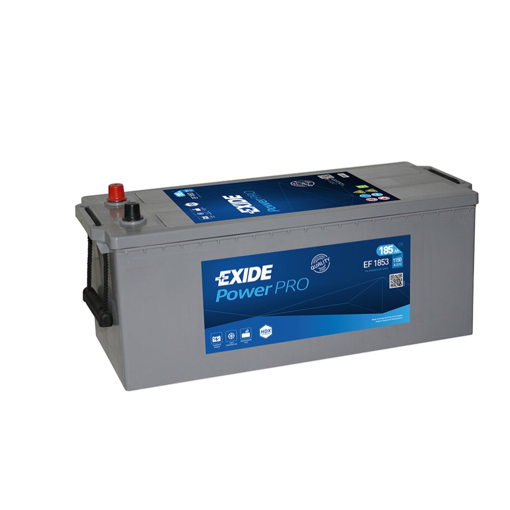 Exide EF1853 185 Ah / 1150 A aku, P 513 x L 223 x K 223