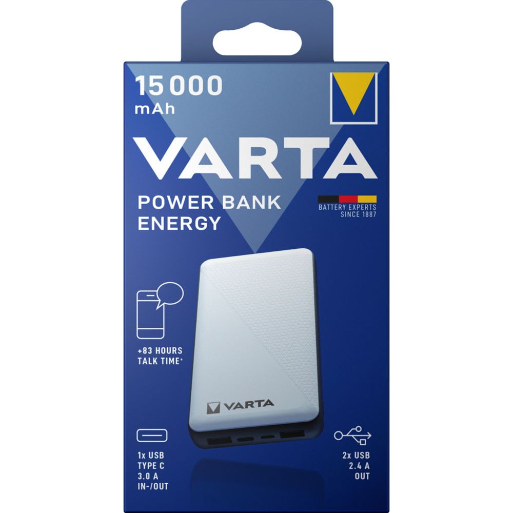 Varta varavirtalähde 15 000 mAh