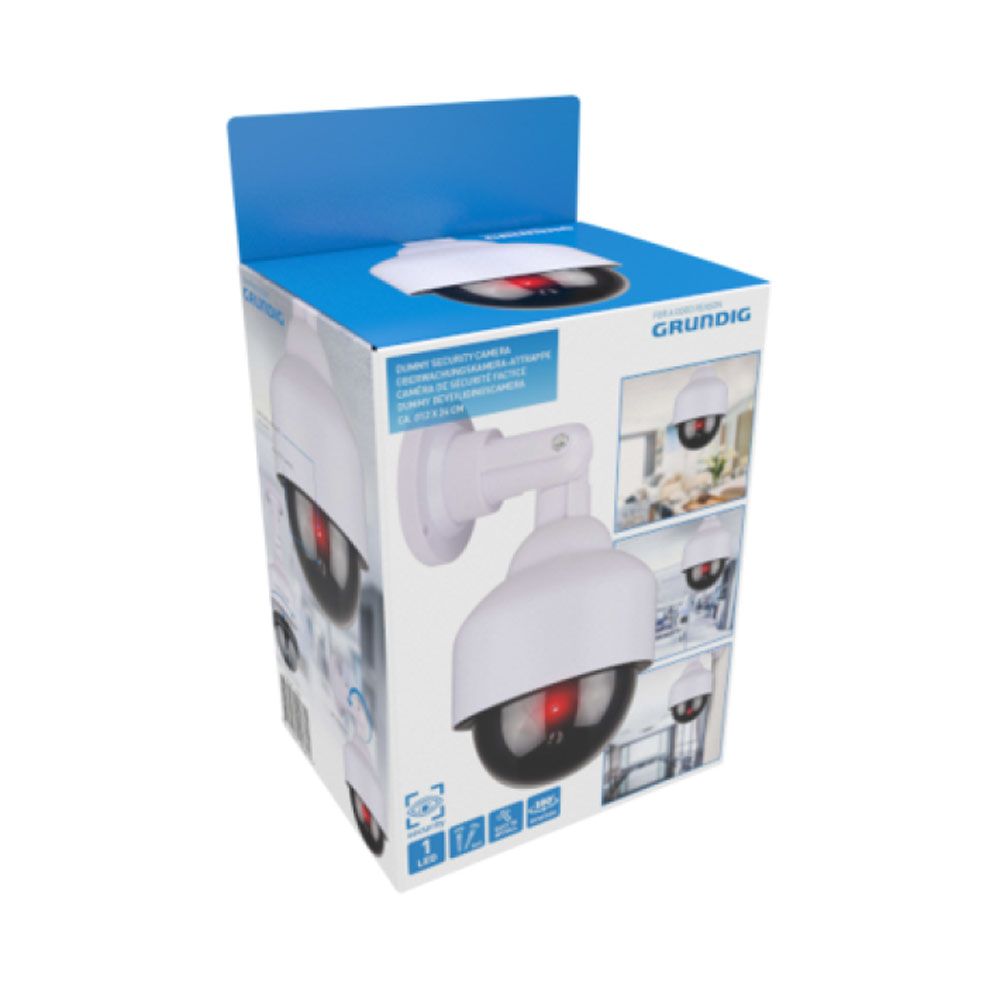 Grundig kameraattrapp LED-lampa, vit