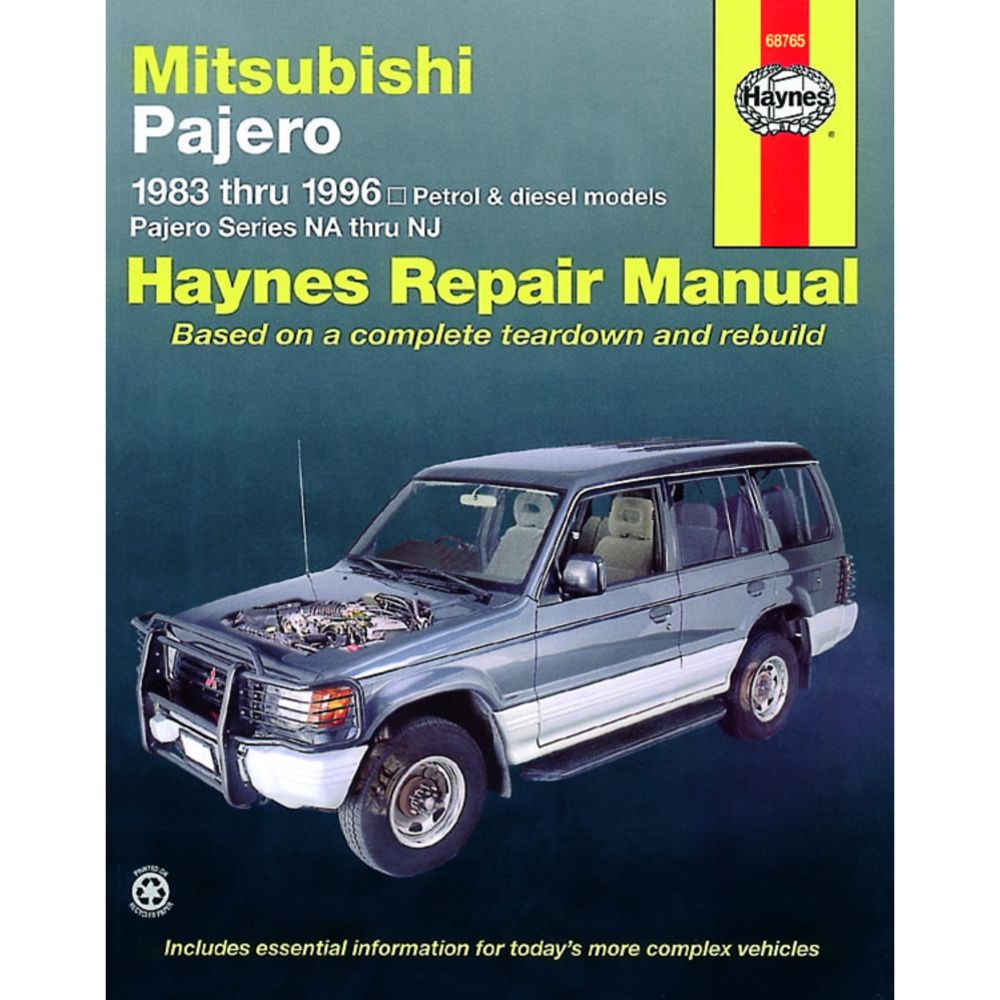 Korjausopas Mitsubishi Pajero 83->96 englanninkielinen