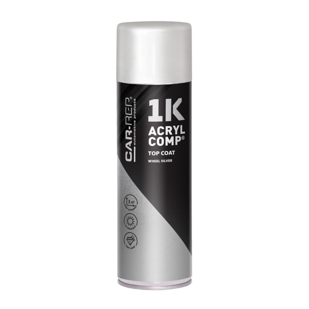 CAR-REP ACRYLcomp veljevärv hõbe 500 ml