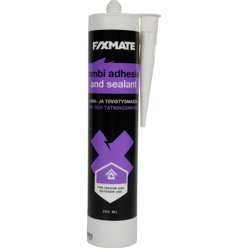 FixMate Combi lim- och tätningsmassa 290 ml vit