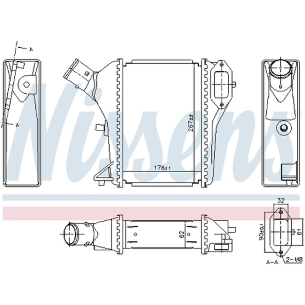 Kompressoriõhu radiaator 30-04228