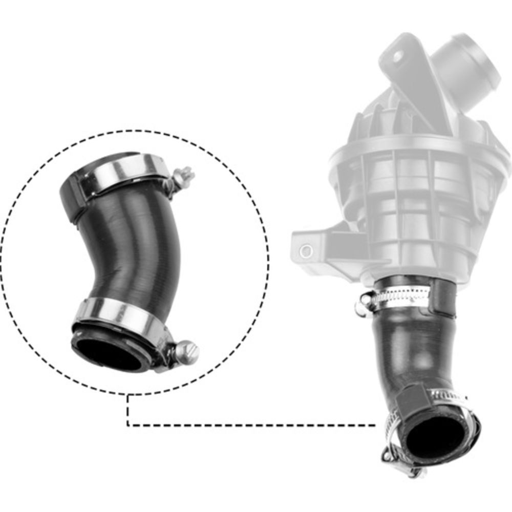 Insugsluftrör, turbo 30-01821