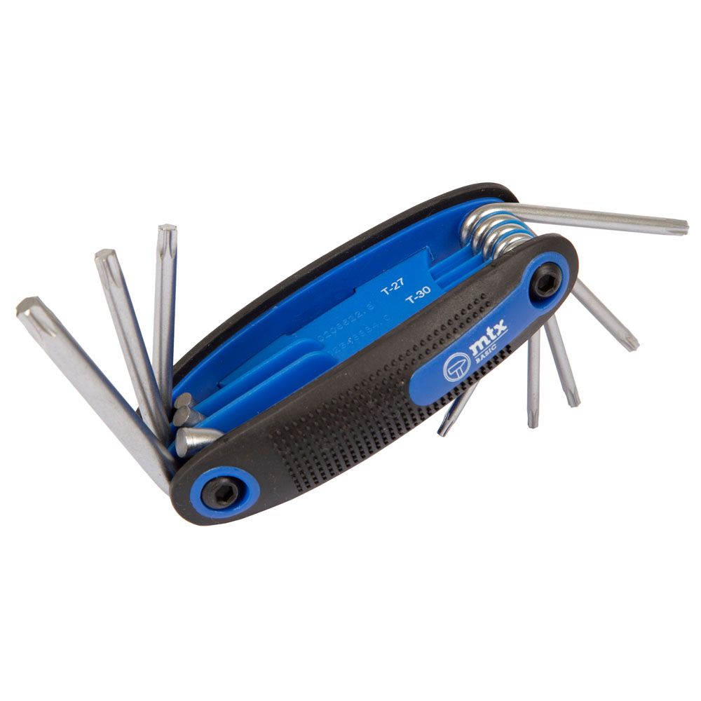 MTX Tools Basic Torx avainsarja kahvalla 8 osaa