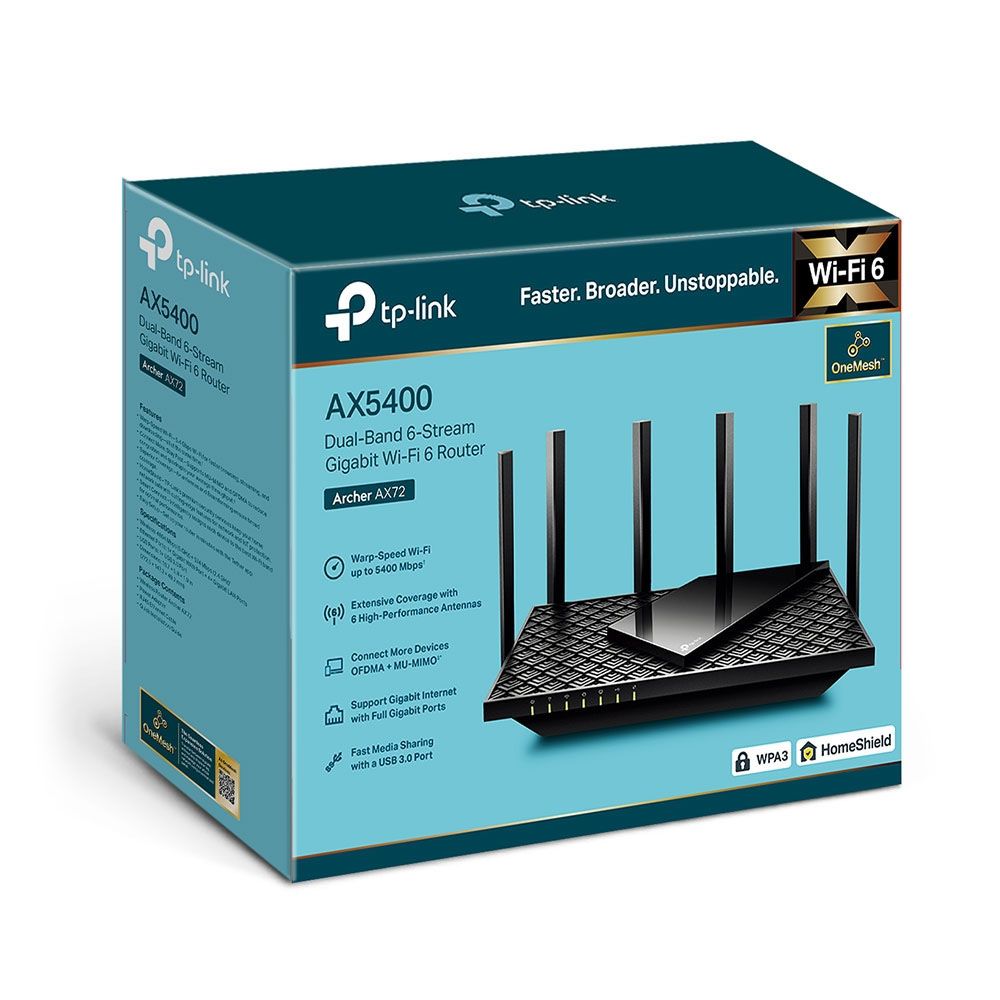 TP-LINK Archer AX72 WiFi 6 router