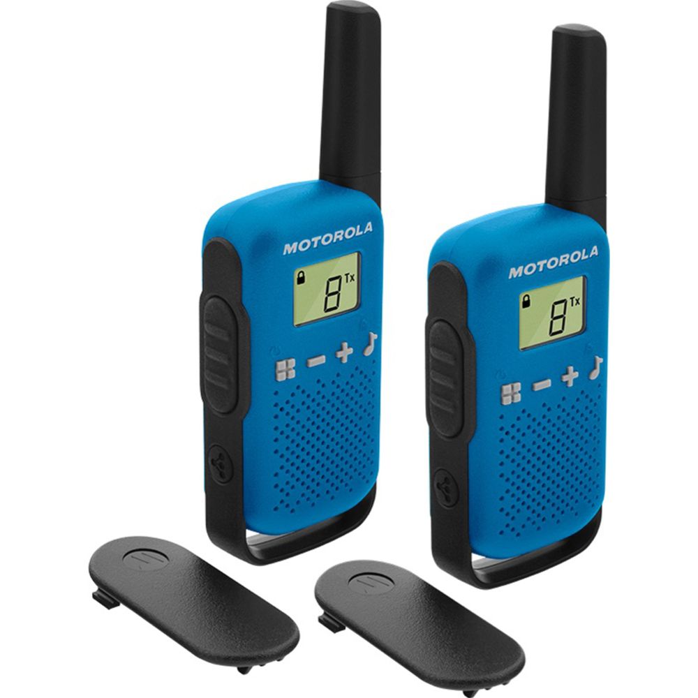 Motorola Talkabout T42 walkie talkie set blå