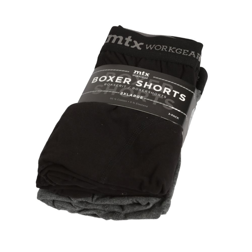 MTX Workgear boxershorts 3 st. 3XL