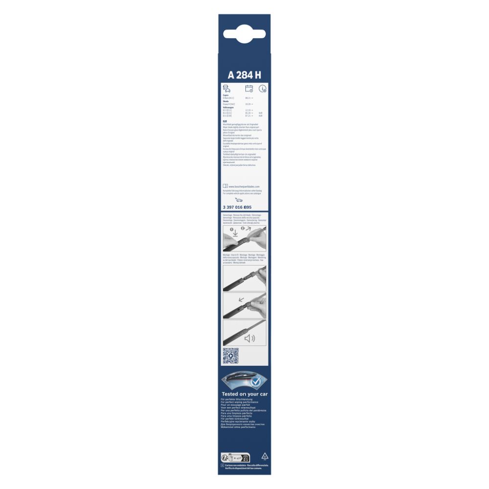 Bosch AeroTwin A284H tagaklaasipuhasti 28 cm