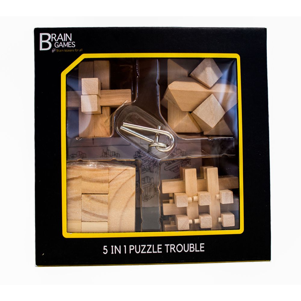 Brain Games pusselspel 5 st.