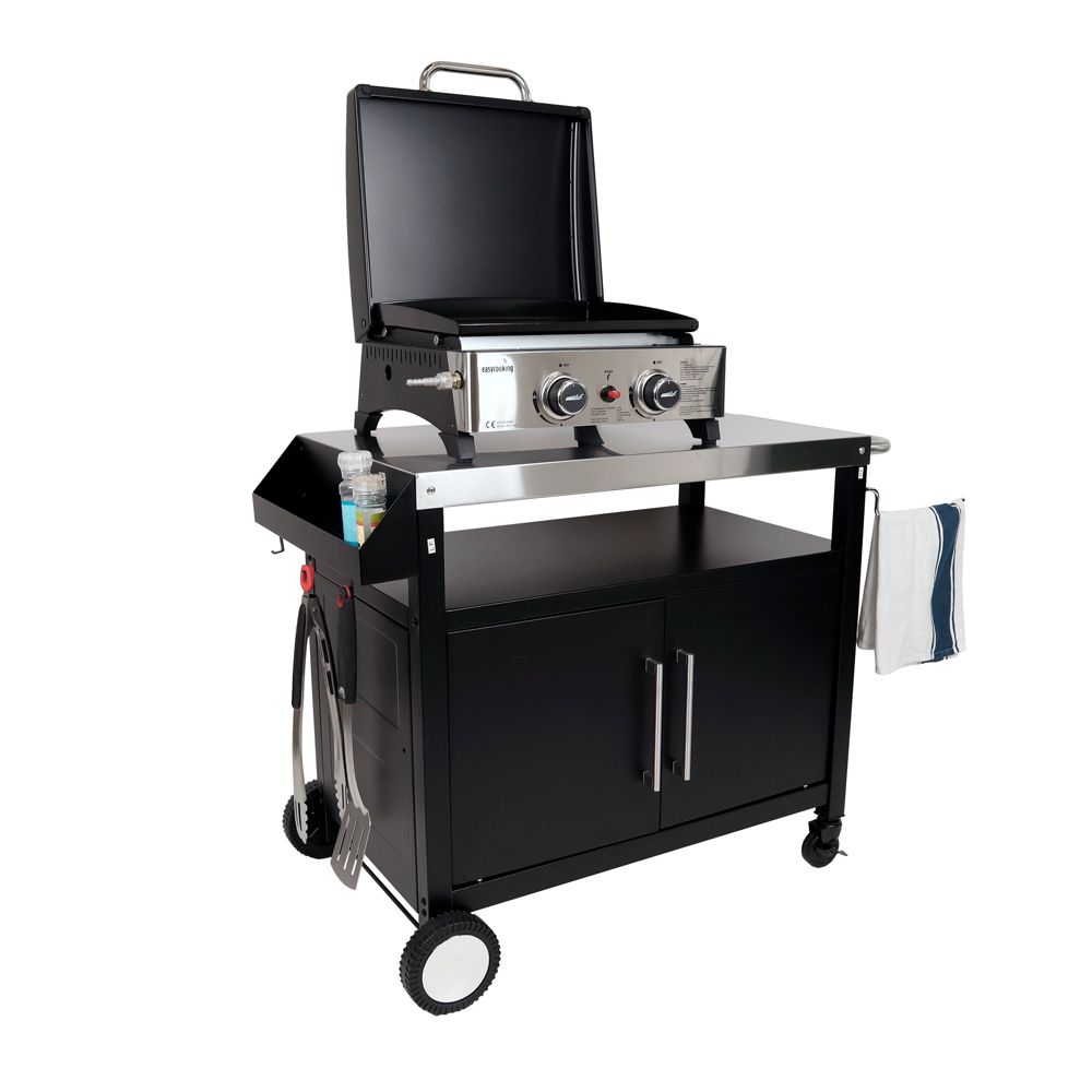 Easy Cooking grillvagn med skåp