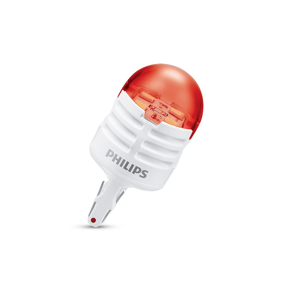 Philips Ultinon Pro3000 W21/5 LED-pirnid, 2 tk, punane