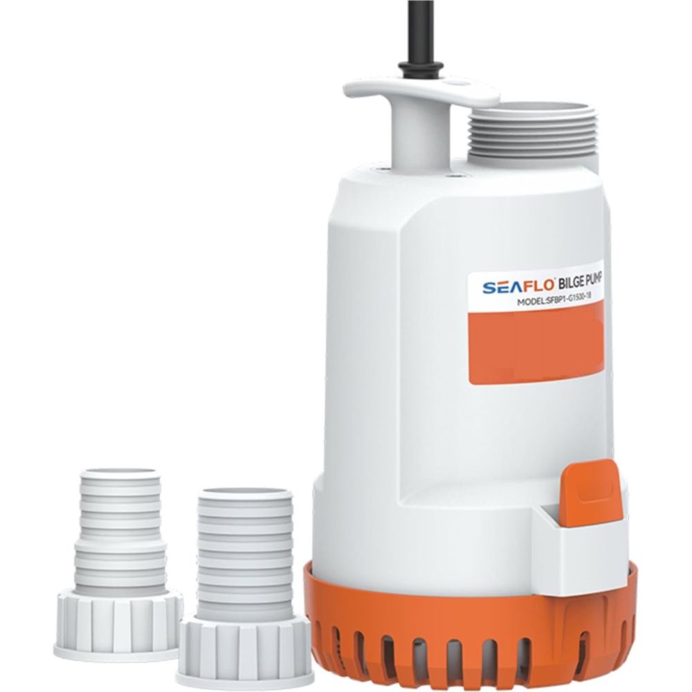 Seaflo sukelpump 7570l/h, 12 V