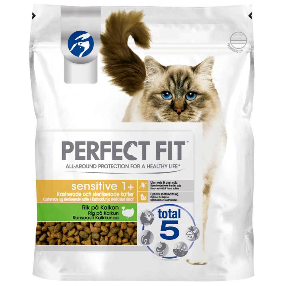 Perfect Fit Sensitive Sterile Kalkon 750 g