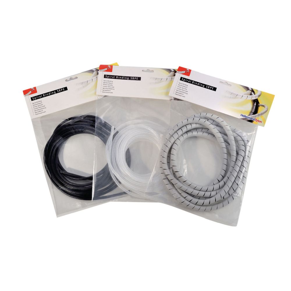 HellermannTyton SBPE sidontaspiraali 10-100 mm musta 5 m