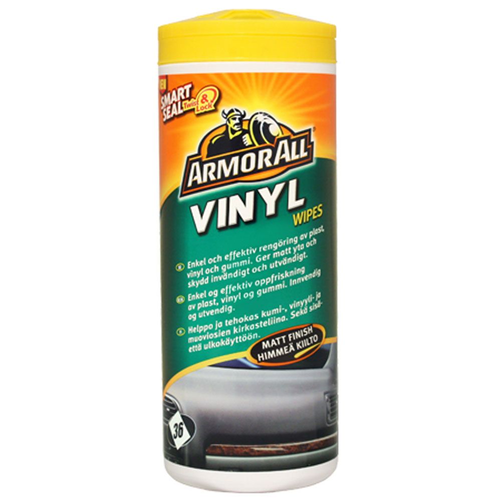 Armor All Wipes gummi- och plastdukar matt