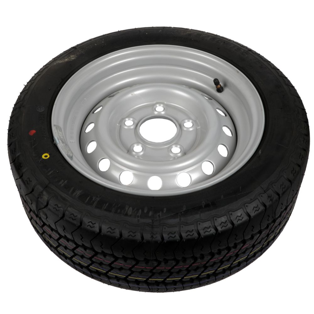 Peräkärryn rengas + vanne 195/50 R13C 5x112