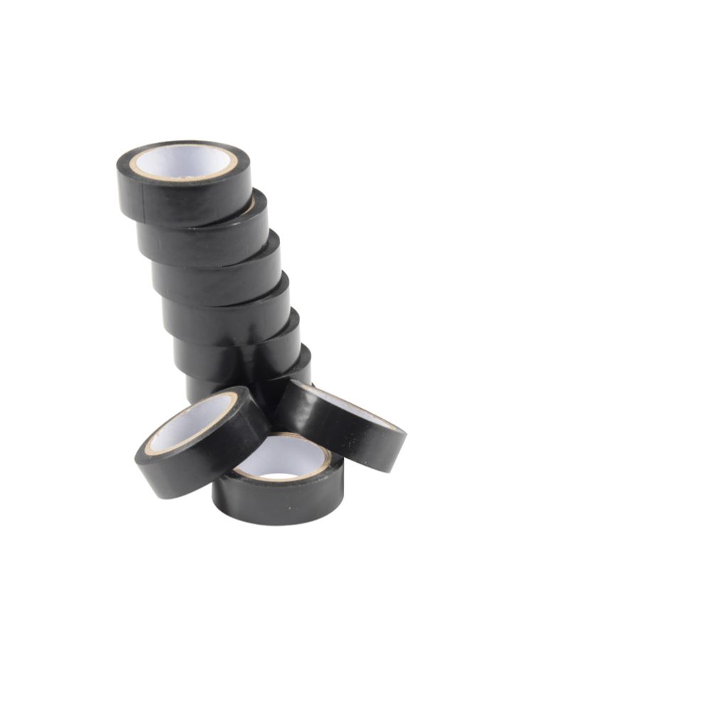 Kinzo sähköteippi 18 mm x 10 m 10 kpl musta