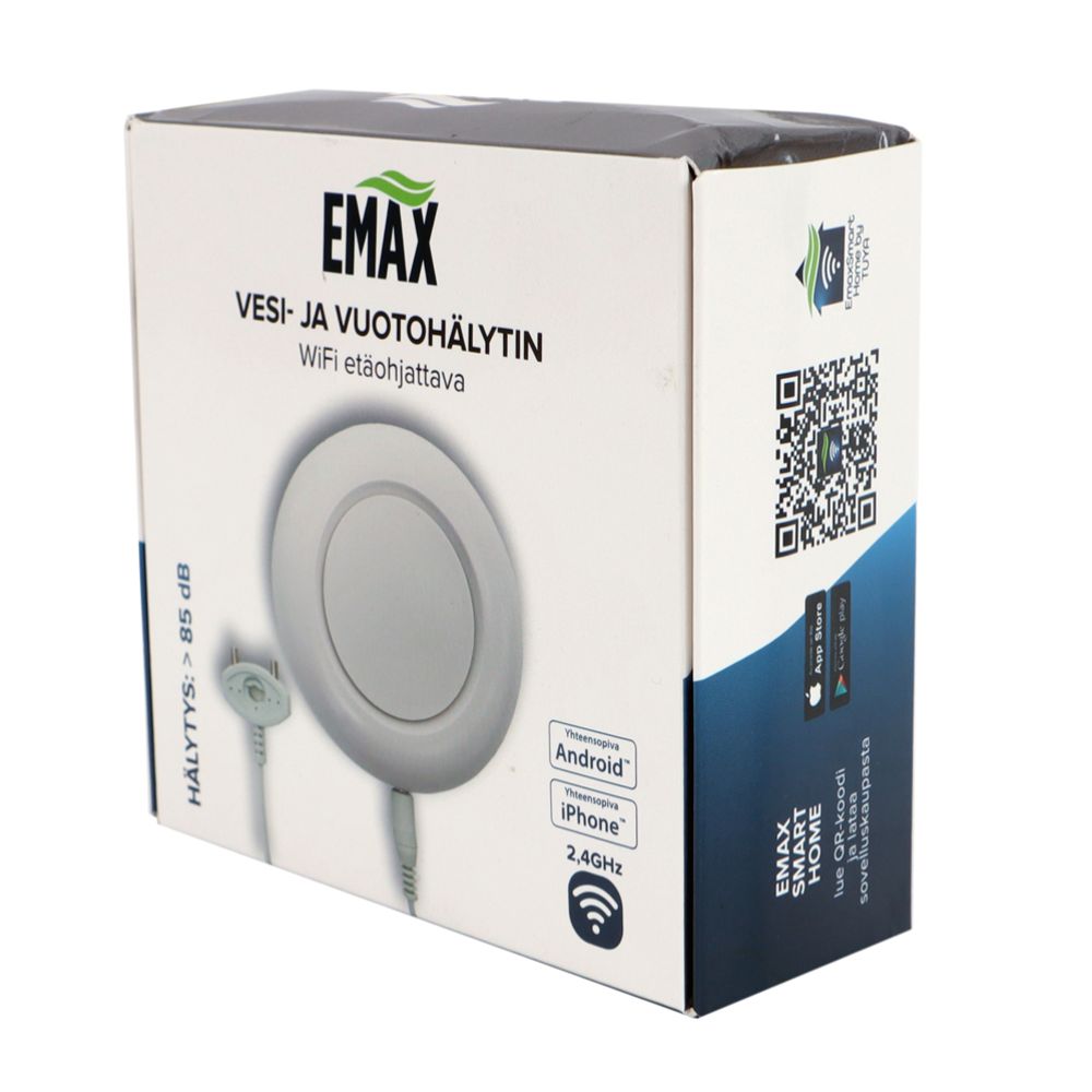 Emax Smart Home vesi- ja vuotohälytin