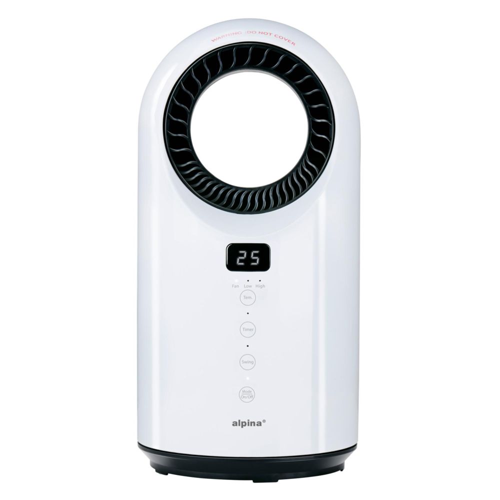 Alpina oscillerande värmefläkt 1000/1500 W
