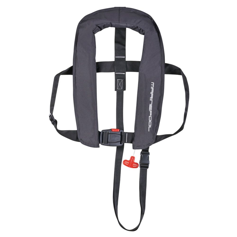 Marinepool Classic 3D plastpandlaga automaatne päästevest, 165 N