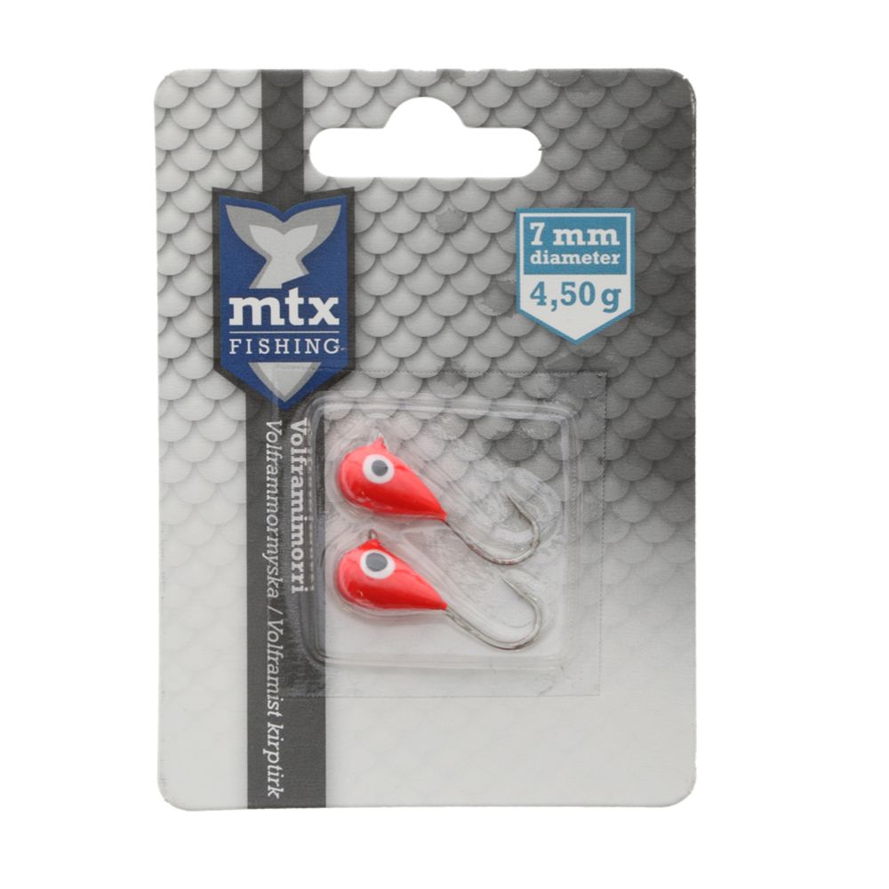 MTX Fishing Pisara mormyska volfram 7 mm / 4,5 g, 2 st.
