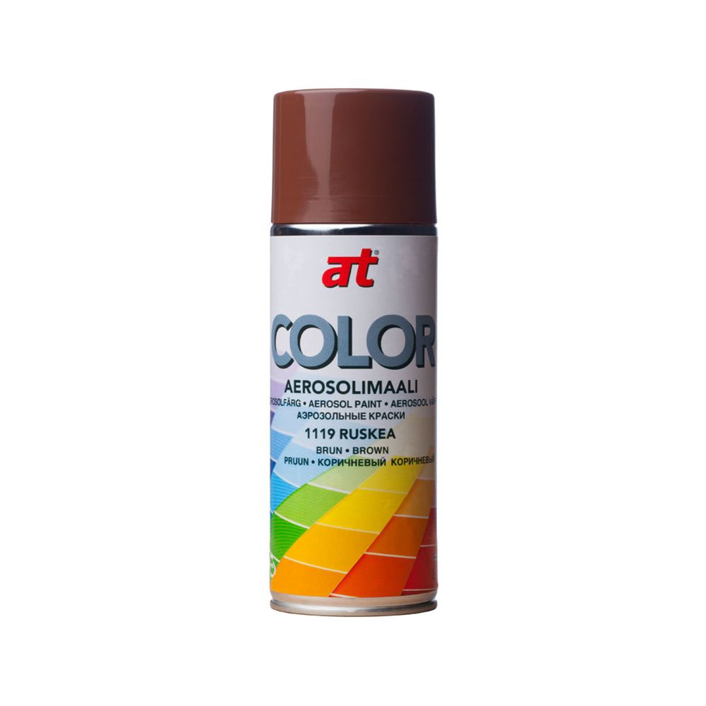 AT-Color aerosoolvärv, pruun, 400 ml