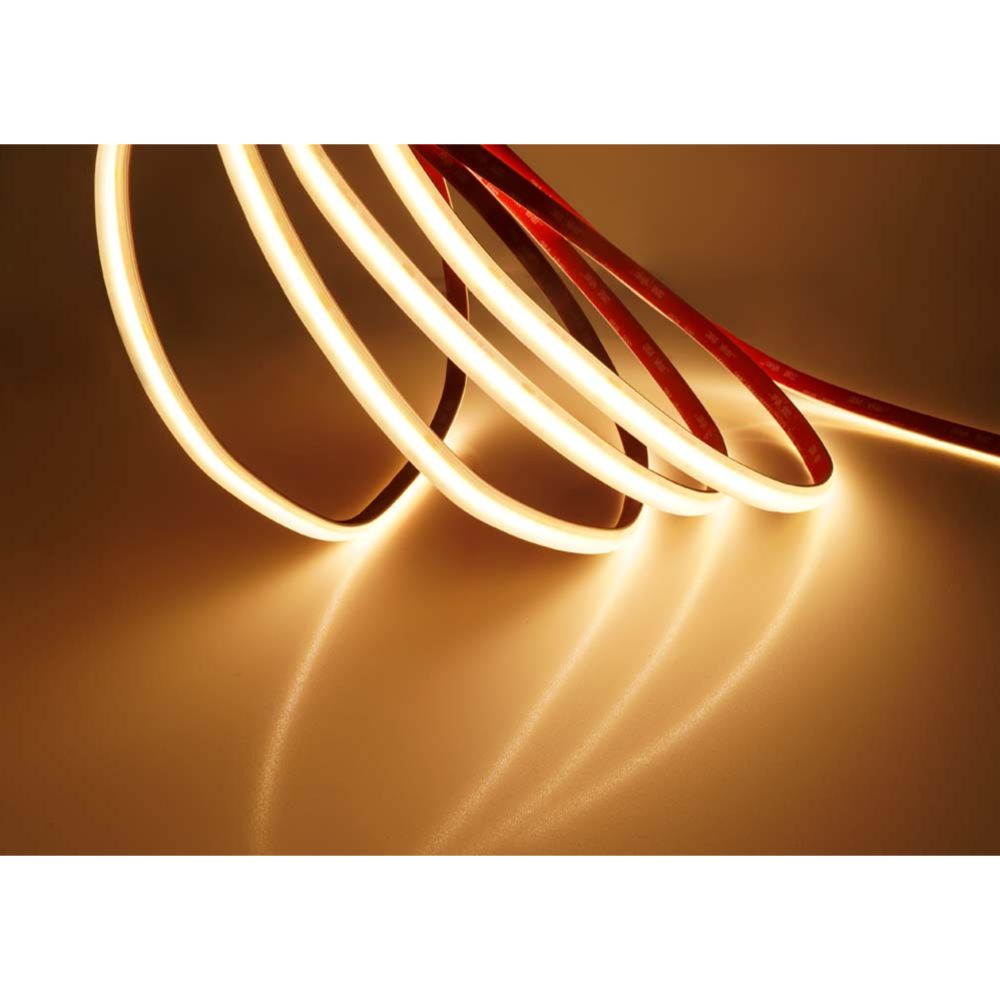 Led Energie COB-LED-saunavalonauhasarja 24 V muuntajalla 2000lm 2700K 2,5m IP65 himmennettävä