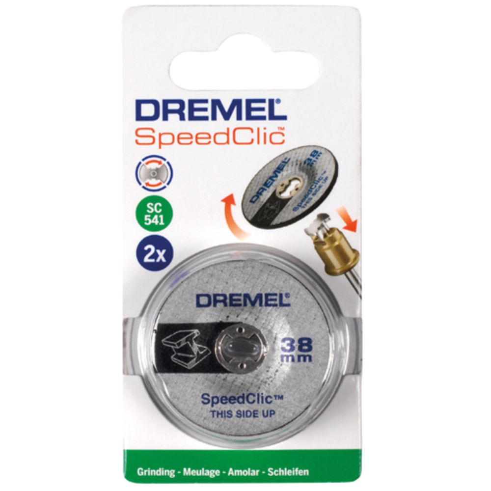 Dremel® SpeedClic 541 hiomalaikka metallille 38 mm 2 kpl
