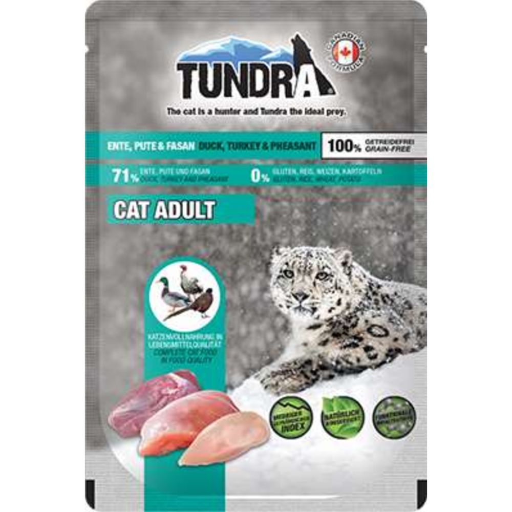 Tundra Täysravinto Aikuiselle Kissalle — Ankka, Kalkkuna Ja Fasaani 85 g