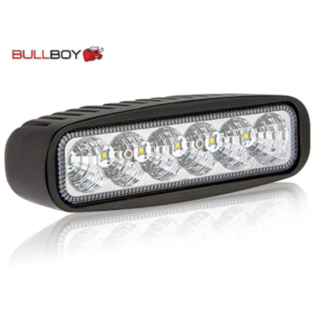 Bullboy LED back- och arbetsljus 989 lm 18 W rektangulär 9–32 V