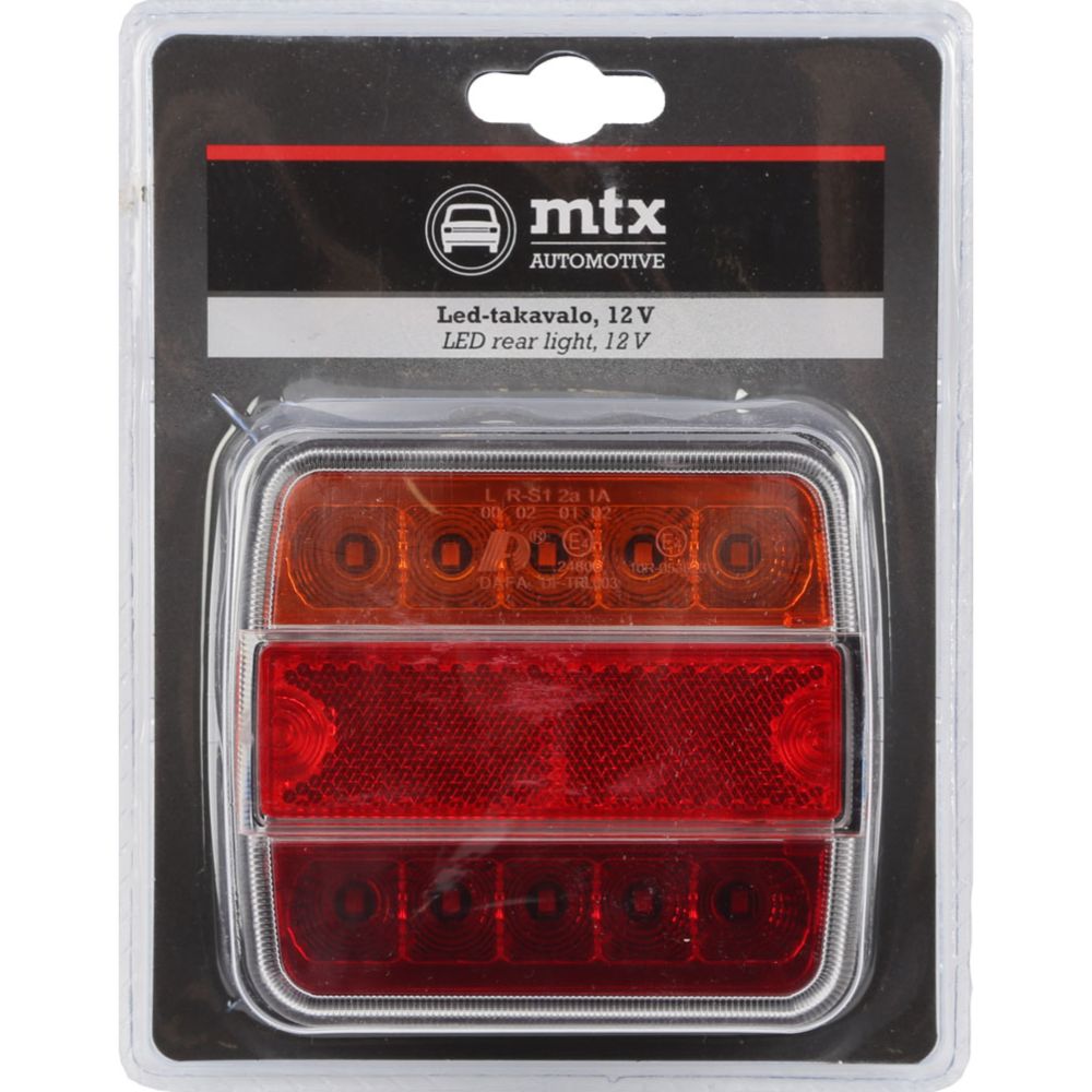 LED-tagatuli, 12 V, 104 x 97 mm
