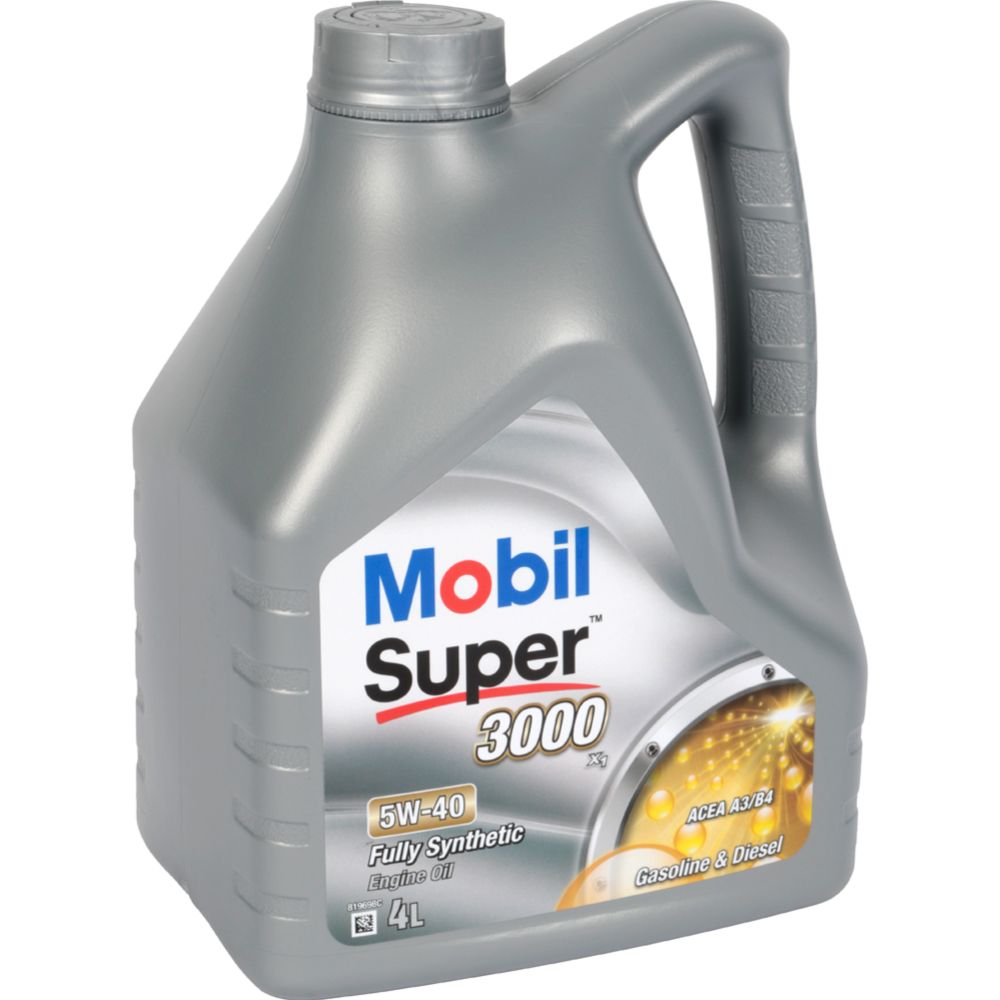 Mobil Super 3000 X1 5W-40 4 l moottoriöljy